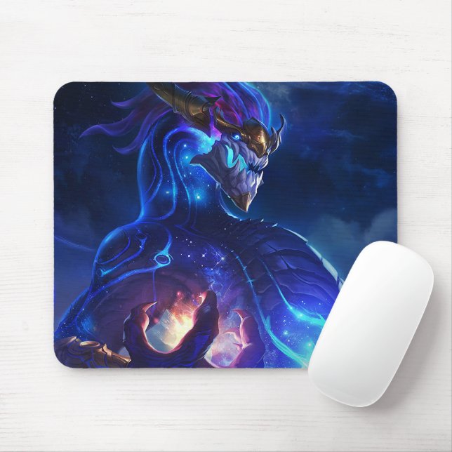 Tapis De Souris Cosmic Dragon Gaming Mousepad | Personnalisable  (Avec souris)