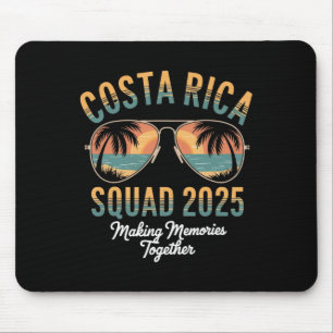 Tapis De Souris Costa Rica Squad 2025 Vacation Tropical Pura Vida