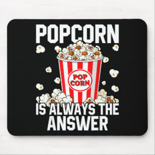Tapis De Souris Costume d'amateur de Popcorn Maïs soufflé Vie
