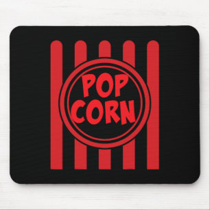 Tapis De Souris Costume de Carnaval Popcorn Chemise Funny Rouge Bl