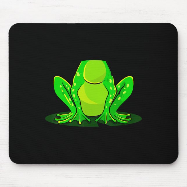 Tapis De Souris Costume de grenouille Halloween Green Toad Kids Ho (Devant)