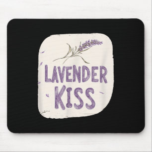 Tapis De Souris Costume De Saison Lavender Pour Kiss Et Fleur sauv