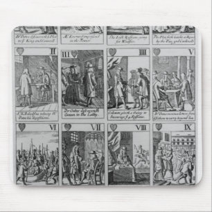 Tapis De Souris Costume des coeurs illustrant 'le Plot papal