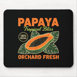 Tapis De Souris Costume d'Halloween de papaye fruit tropical exoti