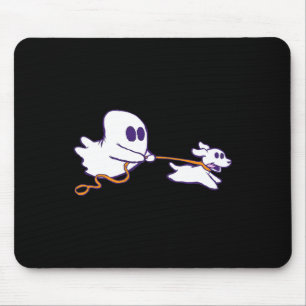 Tapis De Souris Costume d'Halloween graphique pour chien fantôme m