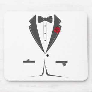 Tapis De Souris Costume Et Cravate Tuxedo Bowtie Costume Halloween