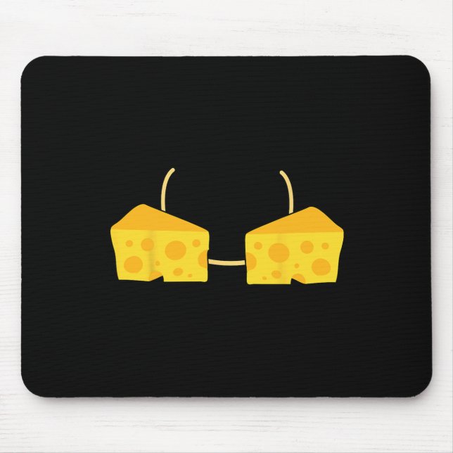 Tapis De Souris Costume Fromage Bra Cute Easy Food Halloween Cadea (Devant)