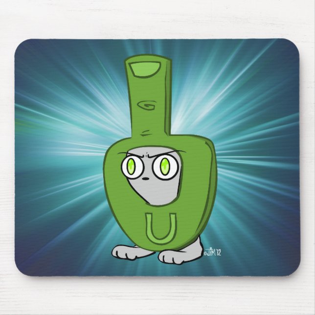 Tapis De Souris Costume mousseux Mousepad de doigt (Devant)
