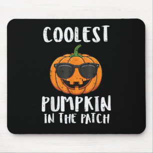 Tapis De Souris Costume Patch Citrouille Le Plus Cool Halloween Ho