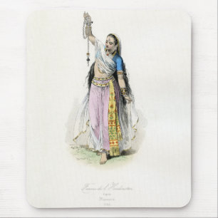 Tapis De Souris Costume traditionnel de femme indienne