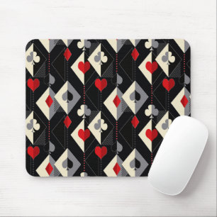 Tapis De Souris Costumes de jeu de cartes en poker.