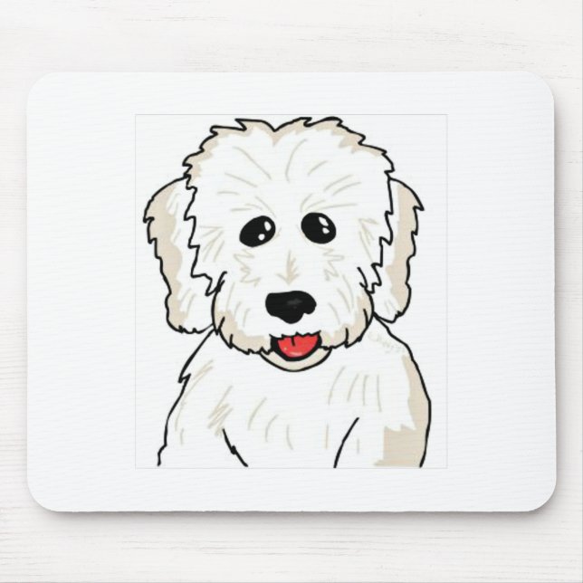 Tapis De Souris Coton de Tulear Mousepad (Devant)