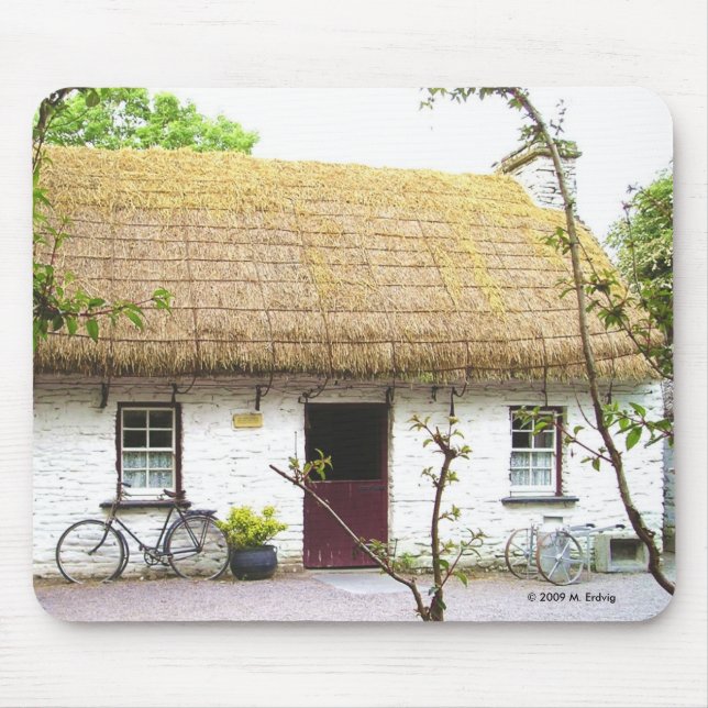 Tapis De Souris Cottage de Bunratty Irlande (Devant)
