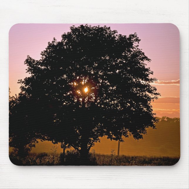 Tapis De Souris Coucher de soleil (Devant)