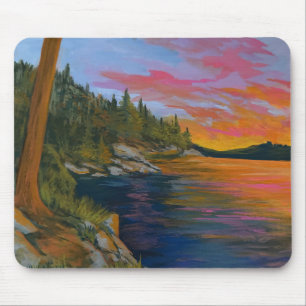 Tapis De Souris Coucher de soleil à Tubbs Hill