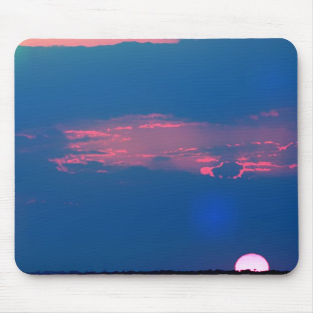 Tapis De Souris Coucher De Soleil Impressionniste De La Souris De  (Devant)