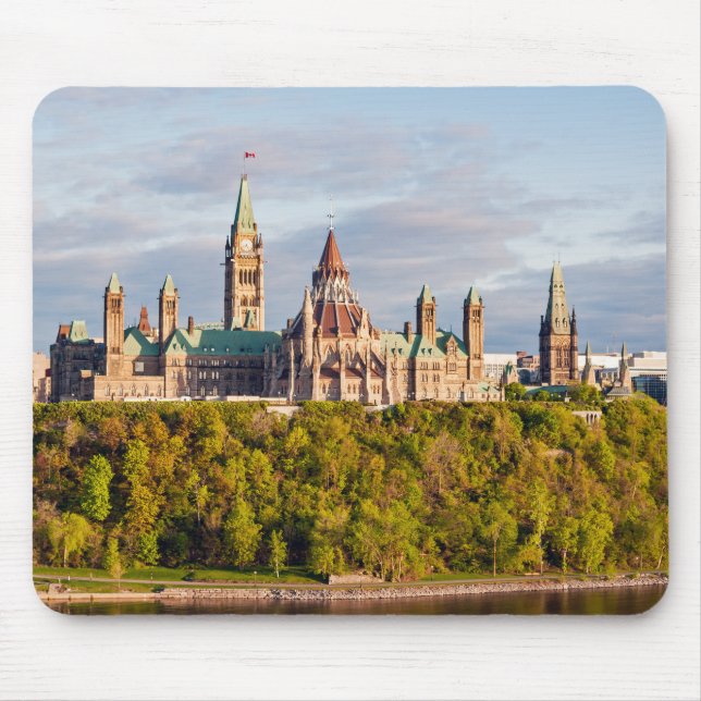 Tapis De Souris Coucher de soleil sur la Colline du Parlement - Ot (Devant)