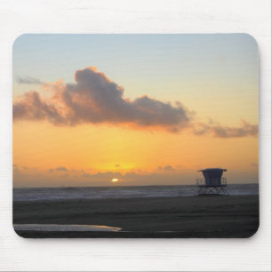 Tapis De Souris Coucher de soleil sur la plage de Mousepad
