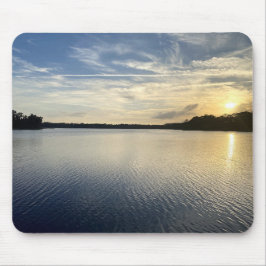 Tapis De Souris Coucher De Soleil Sur Le Lac Wildcat