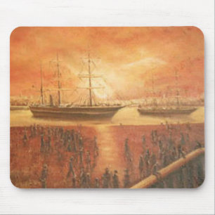 Tapis De Souris Coucher de soleil sur le passé