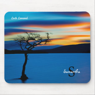Tapis De Souris Coucher de soleil sur Loch Lomond, Écosse