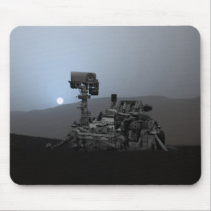 Tapis De Souris Coucher de soleil sur Mars Curiosity