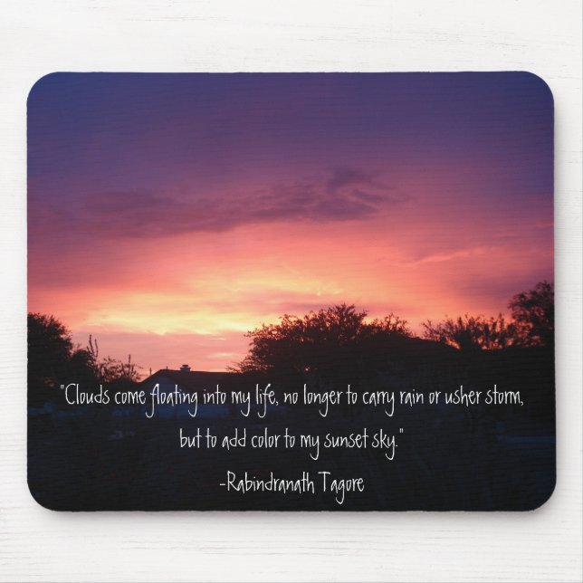 Tapis De Souris Coucher du soleil (Devant)