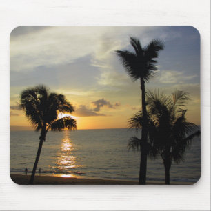 Tapis De Souris Coucher du soleil 2 de Maui
