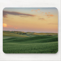 Coucher du soleil au-dessus de l'état de