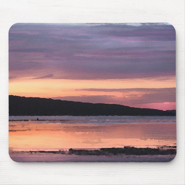 Tapis De Souris Coucher du soleil de lac Cayuga (Devant)