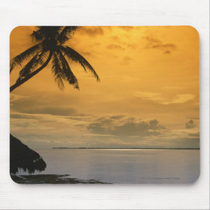 Tapis De Souris Coucher du soleil de plage