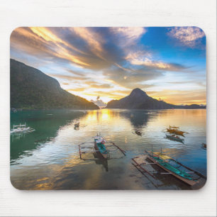 Tapis De Souris Coucher du soleil en EL Nido