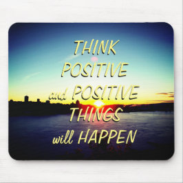 Tapis De Souris Coucher du soleil et citation de motivation