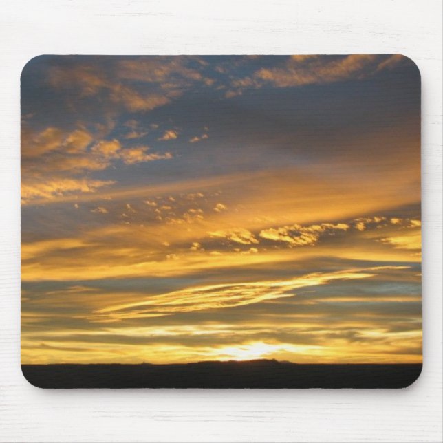 Tapis De Souris Coucher du soleil majestueux (Devant)