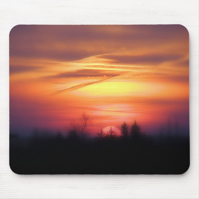 Tapis De Souris Coucher du soleil Mousepad (Devant)