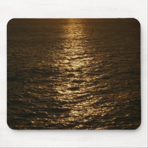 Tapis De Souris Coucher du soleil sur l'eau Photographie de l'océa