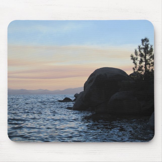 Tapis De Souris Coucher du soleil sur Tahoe (Devant)