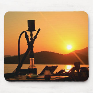 Tapis De Souris Coucher du soleil Turquie de narguilé
