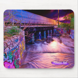 Tapis De Souris Coucher du soleil urbain