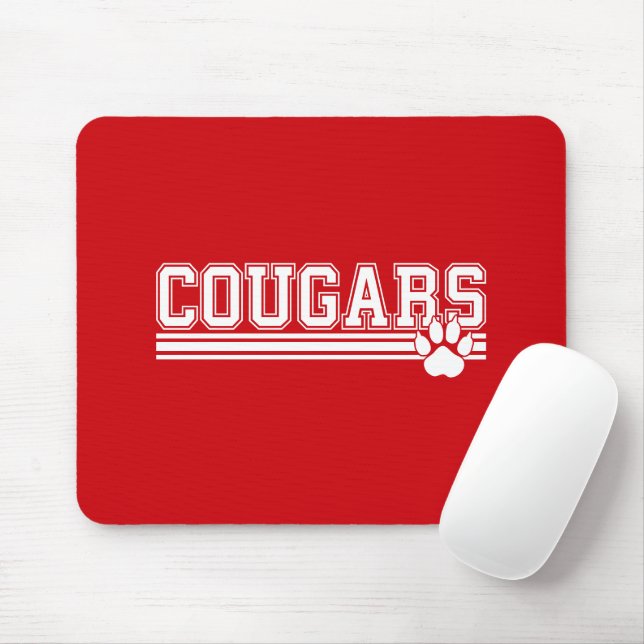 Tapis De Souris Cougars (Avec souris)