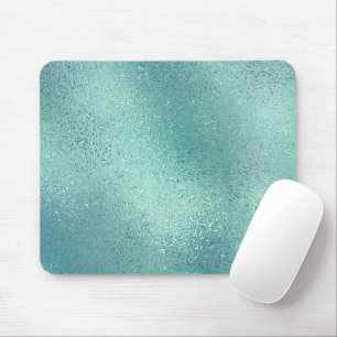Tapis De Souris Couleur bleu-vert chatoyante abstraite texture