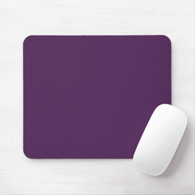 Tapis De Souris Couleur claire solide minuit violet foncé (Avec souris)