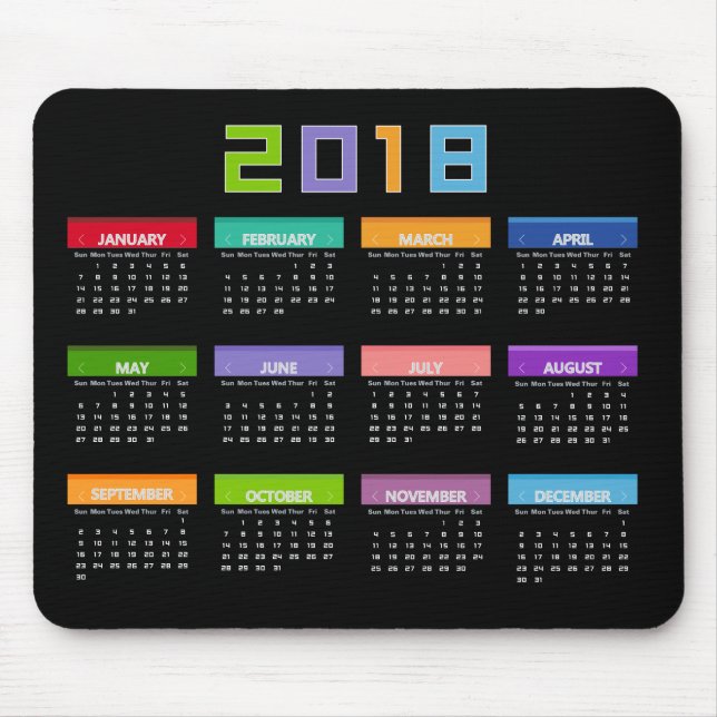 Tapis De Souris Couleur mouse PAD (Devant)