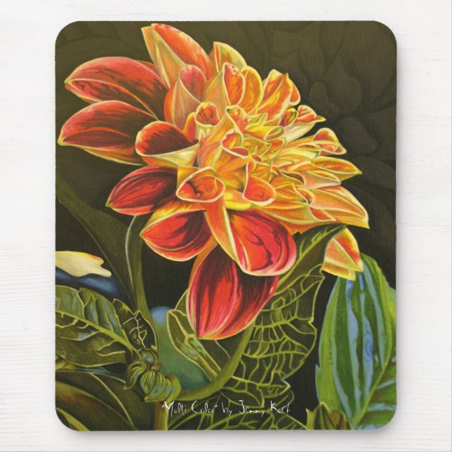Tapis De Souris "Couleur multi" par Jenny Koch (Devant)