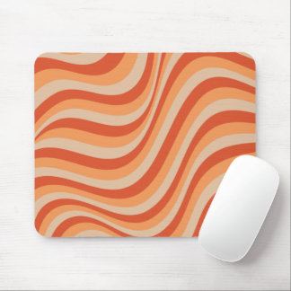 Tapis De Souris Couleur orange Super rétro