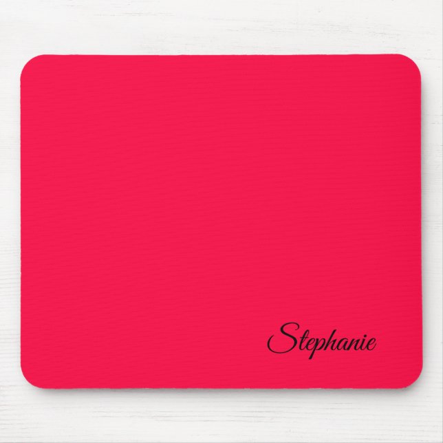 Tapis De Souris Couleur Rose américain (Devant)