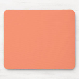 Tapis De Souris Couleur solide rose saumon   Couleur tendance