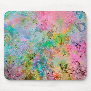 Tapis De Souris Couleurs de néon coloré cool abstrait image en m