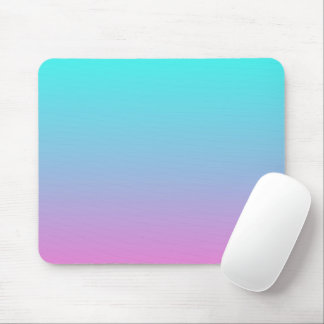 Tapis De Souris Couleurs de sirène dégradé rose pourpre aquombre
