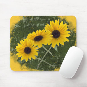 Tapis De Souris Couleurs d'été avec la photographie triple de